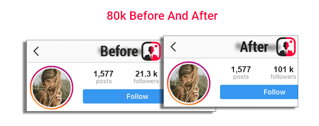 اثباتات لزيادة اكثر من 1000 متابع مجانا