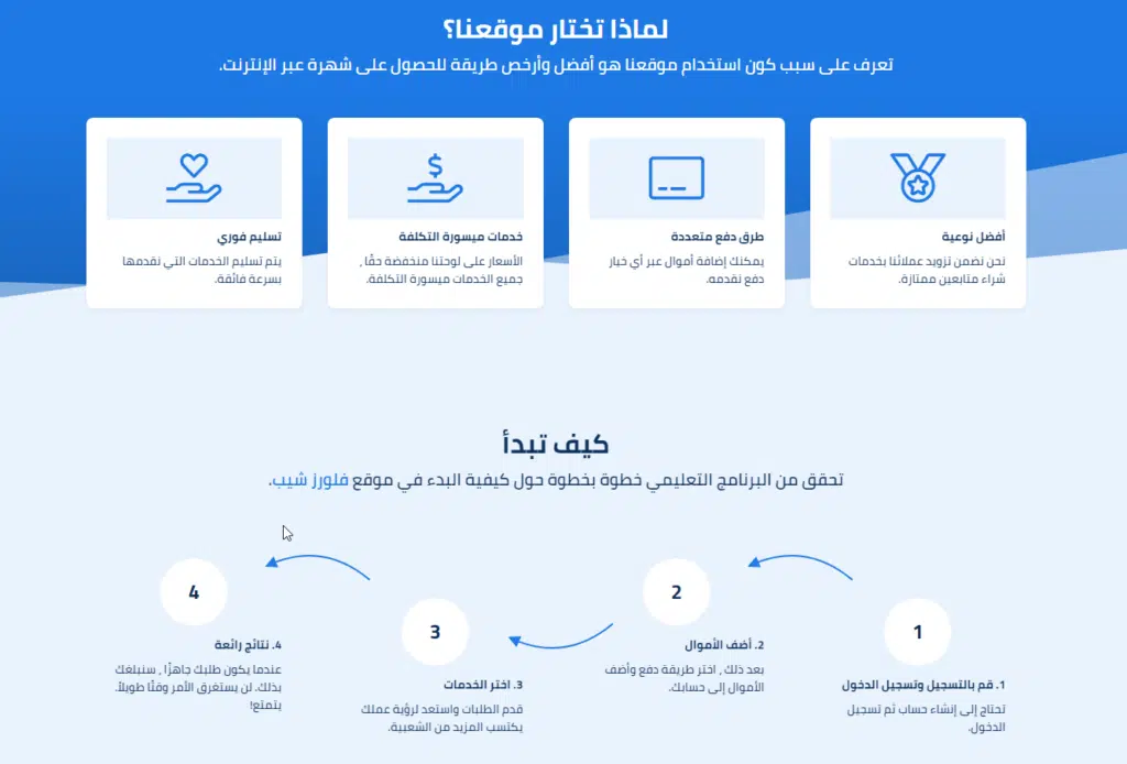 موقع فلورز شيب لزيادة متابعين تيك توك