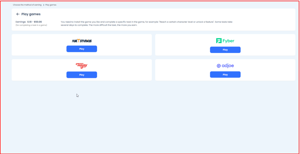 اختيار منصة العروض