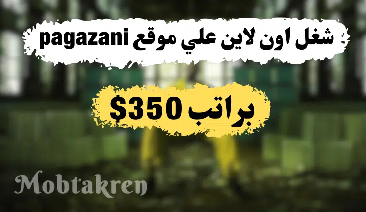 شغل اون لاين علي موقع pagazani