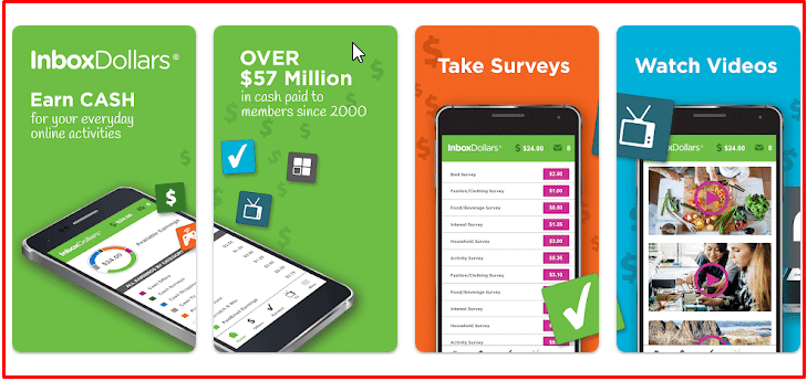 InboxDollars لربح رصيد بايبال مجانا