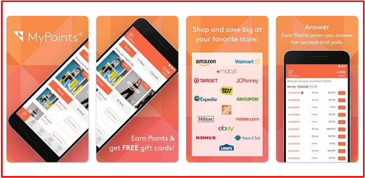 تطبيق MyPoints لربح رصيد بايبال مجانا