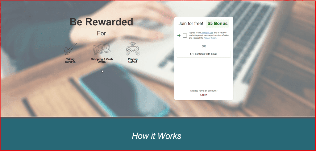 4. موقع InboxDollars