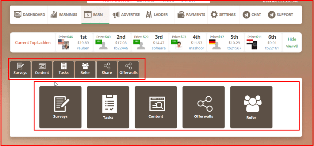 العمل علي موقع Timebucks