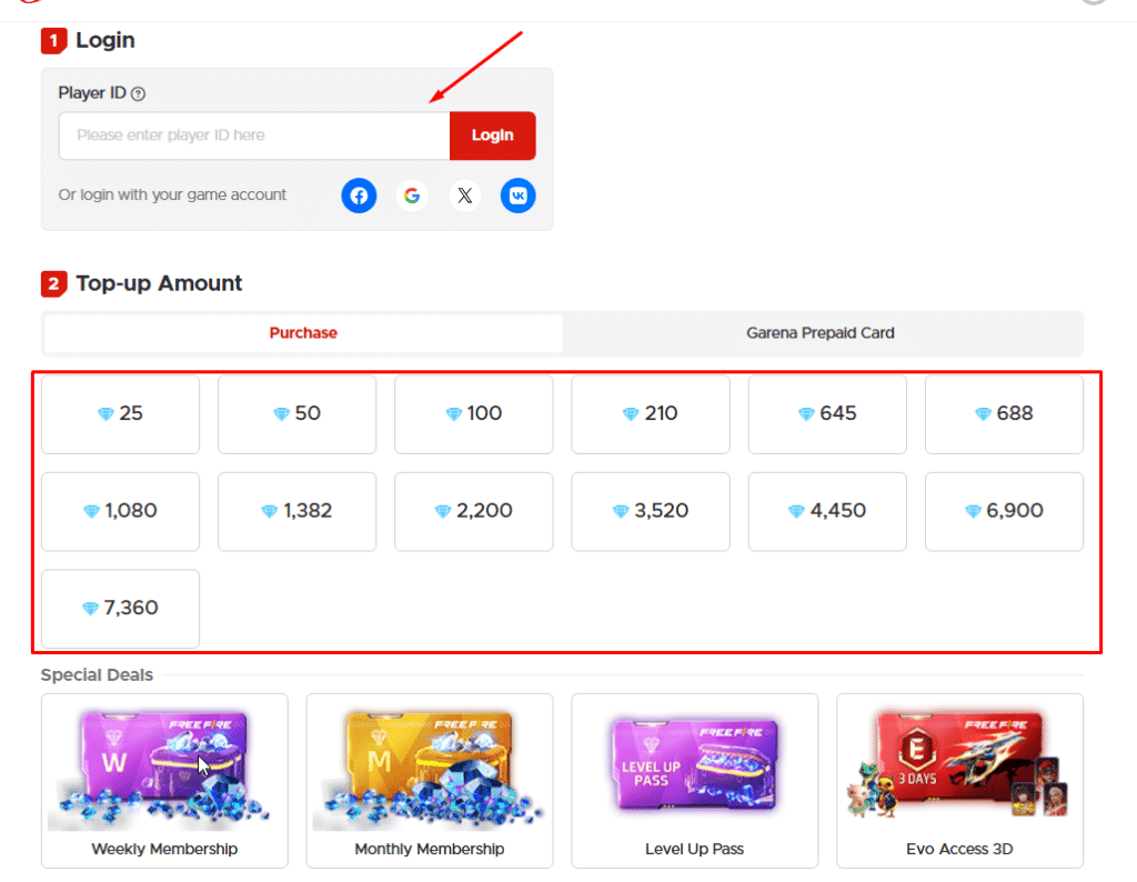 @garena.sg شحن جواهر مجانا